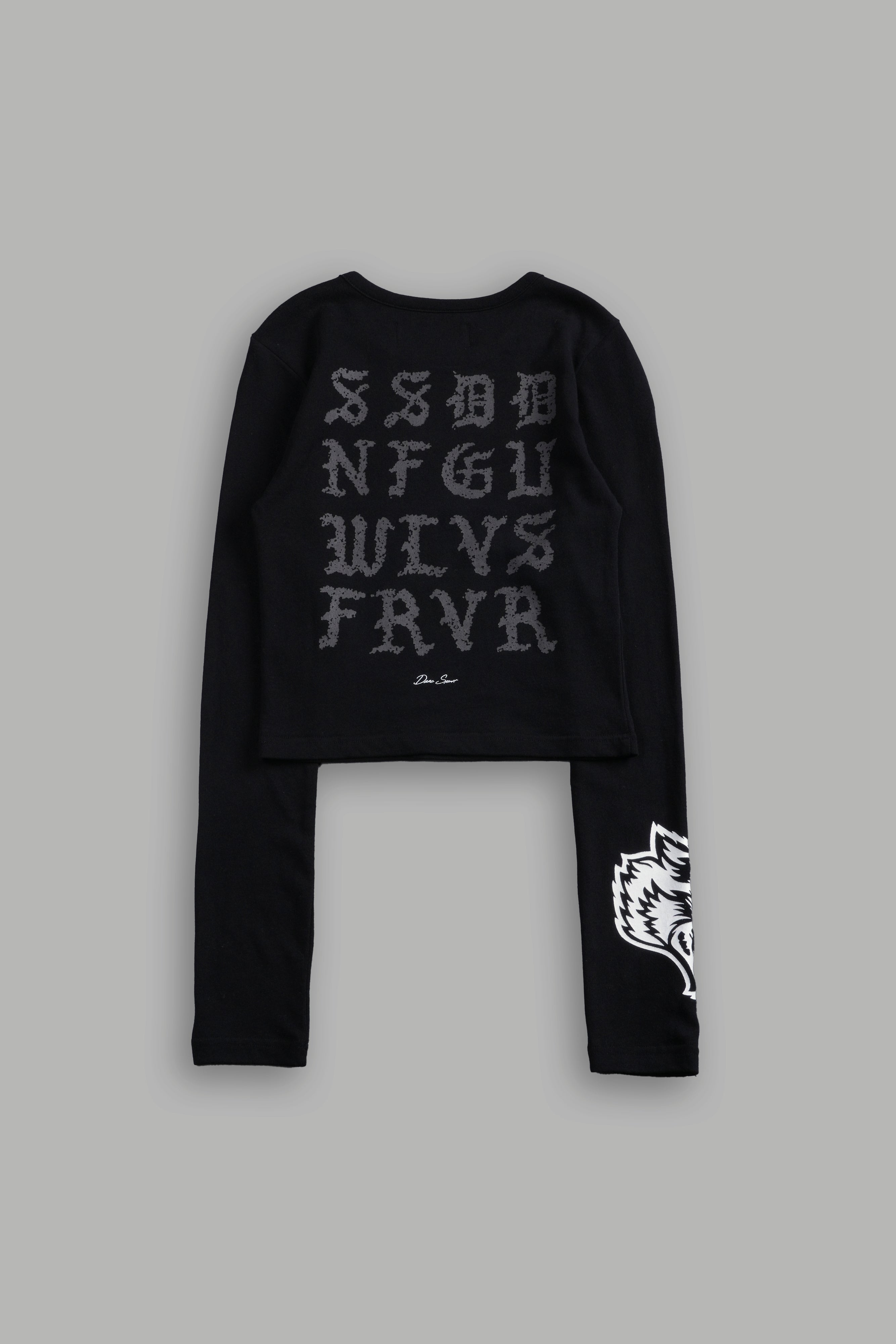 Stone Code L/S "Baby" Tee in Black — imagem 8