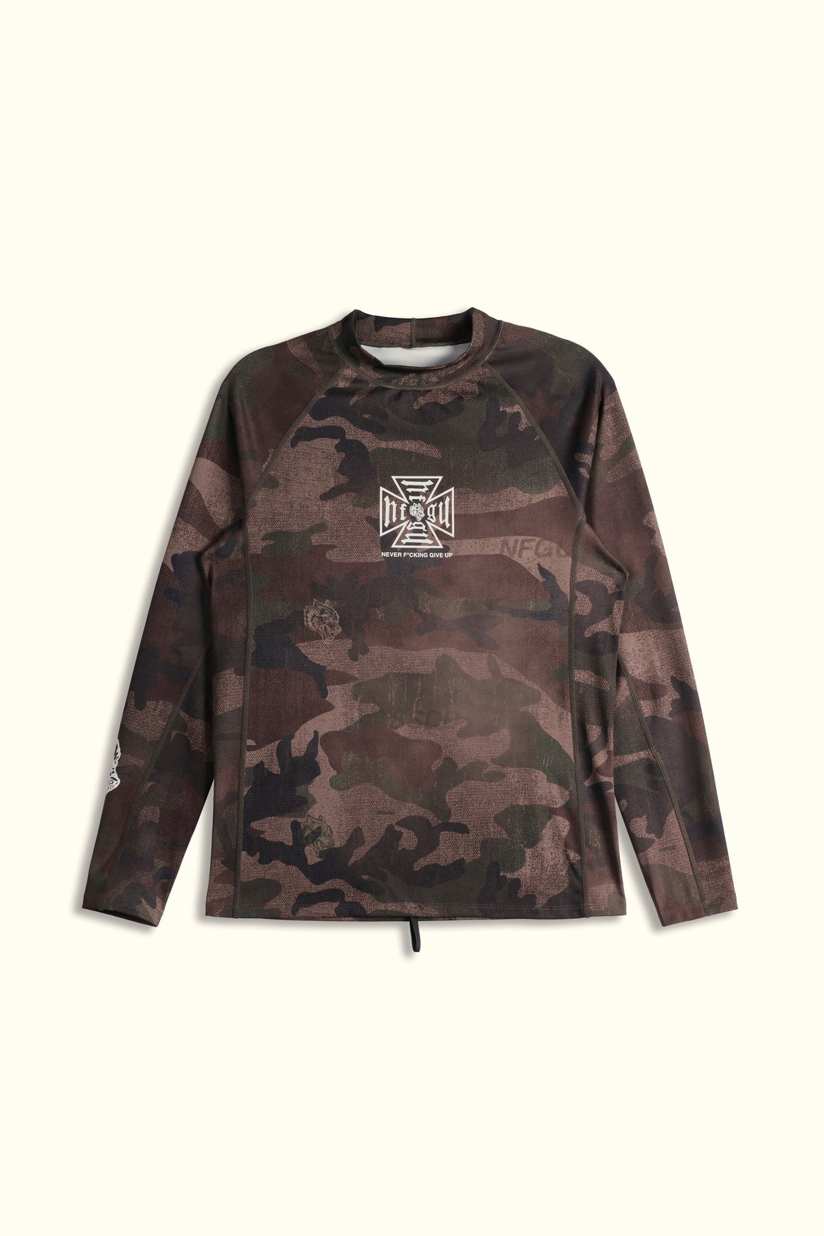 Core Chopper Rash Guard in Ohana Woodland Camo — imagem principal