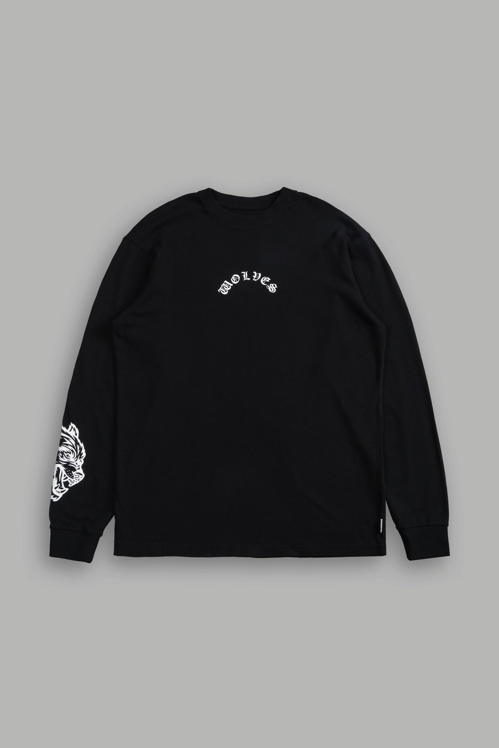 Wolf Chopper "Premium" L/S Tee in Black