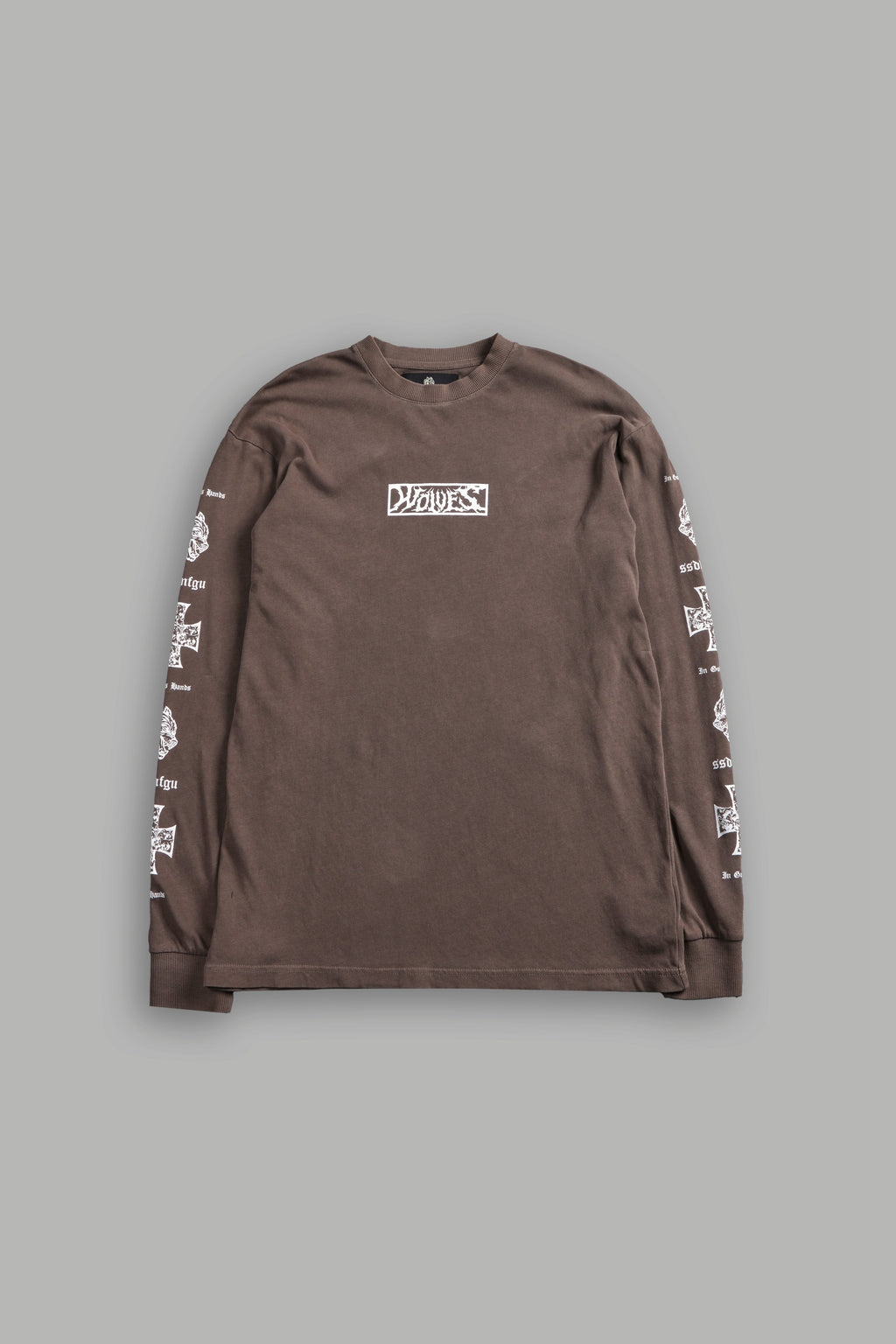 Iron Wolf Pack "Premium" L/S Tee in Mojave Brown - imagem 1