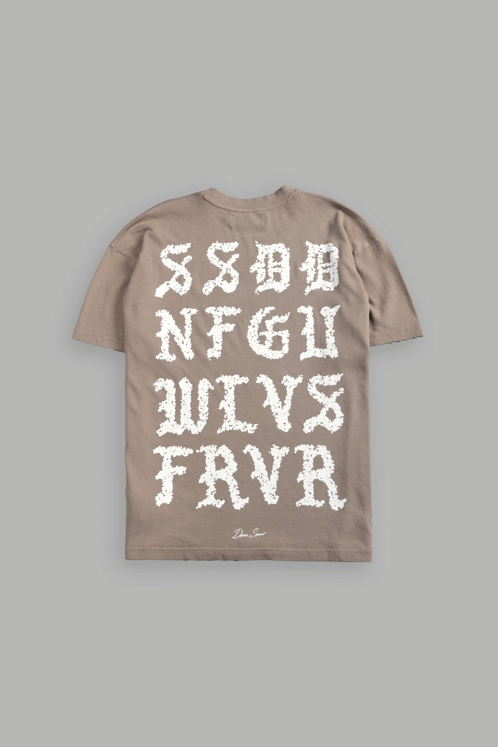 Stone Code "Pump Cover" Tee in Taupe — imagem 7