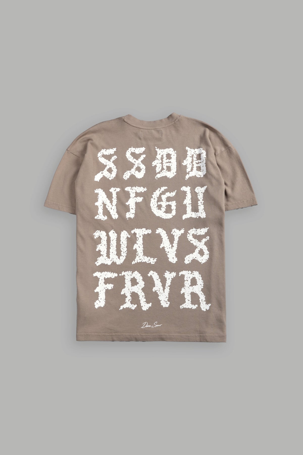 Stone Code "Pump Cover" Tee in Taupe - imagem 7