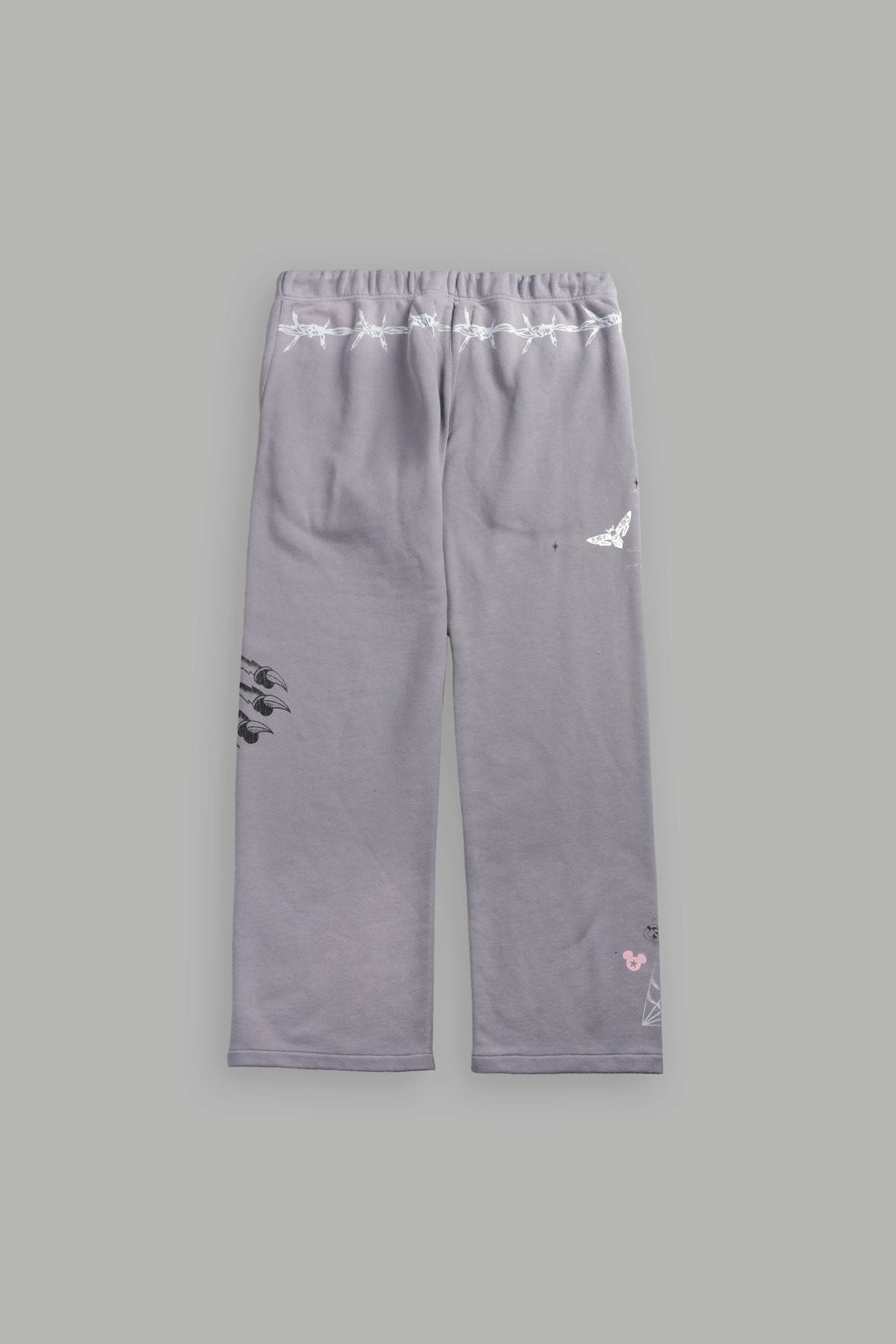 Big Bad Wolves Bigelow Sweat Pants in Dove Gray Drift Wash