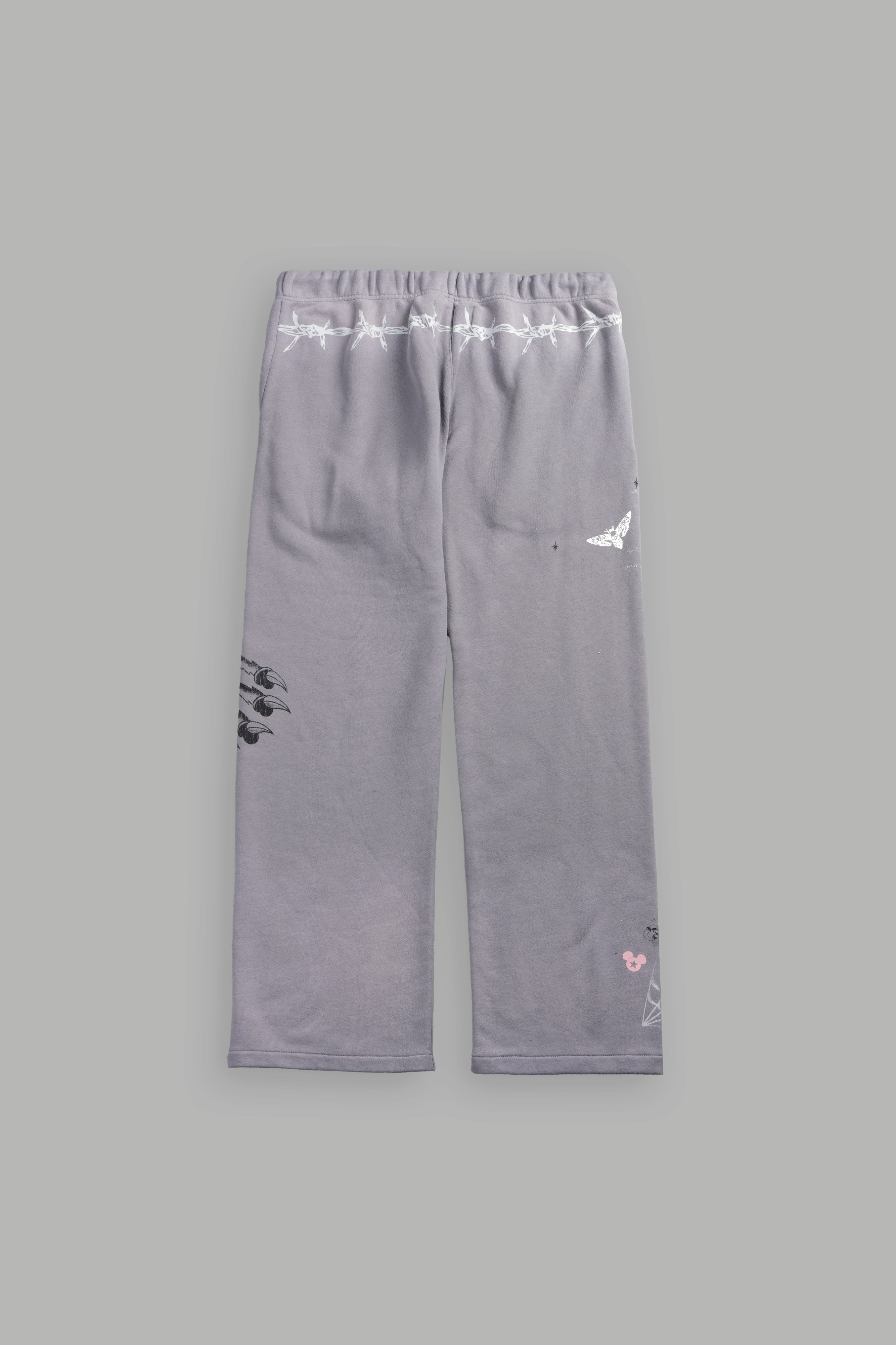 Big Bad Wolves Bigelow Sweat Pants in Dove Gray Drift Wash