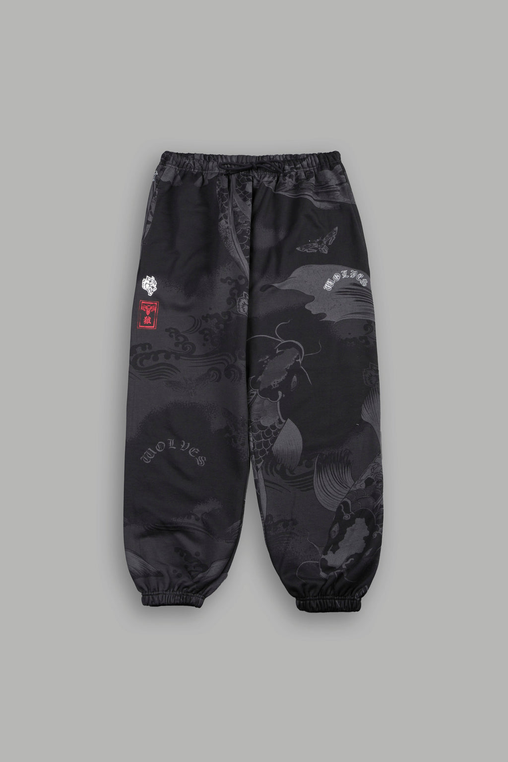 Darc Koi Lightweight Lounger Sweat Pants in Serenity Black — imagem 7