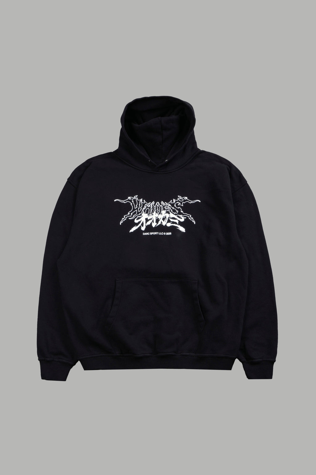 Samurai And The Wolf Pierce Hoodie in Black — imagem 2