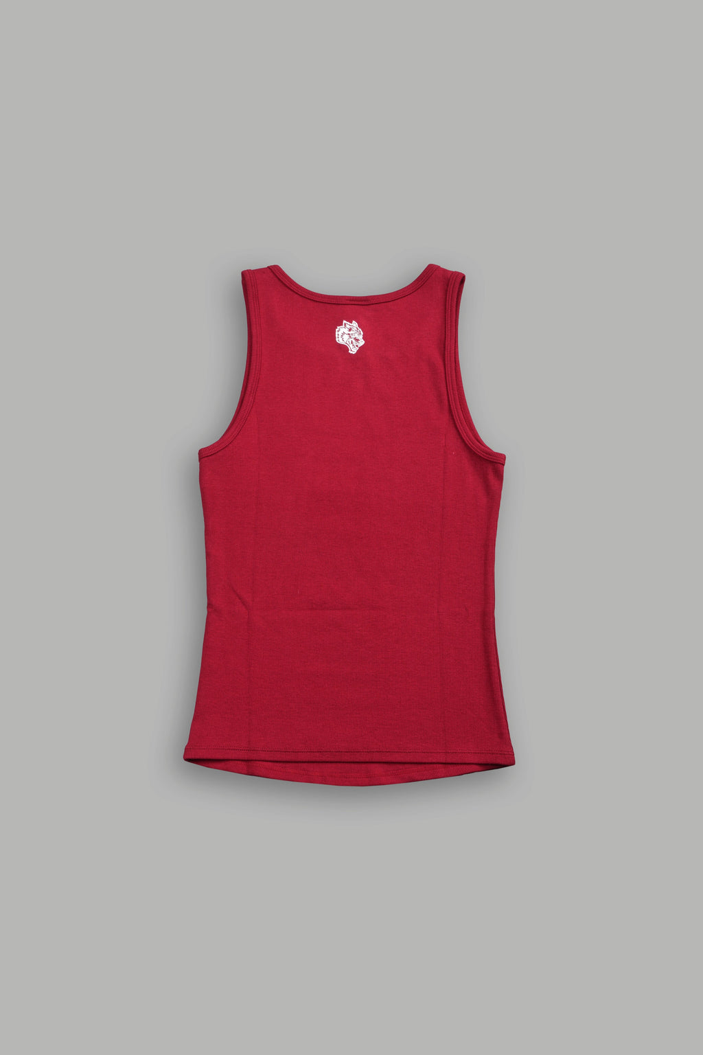 Chopper Gwen Classic Rib Tank in Carmine Red
