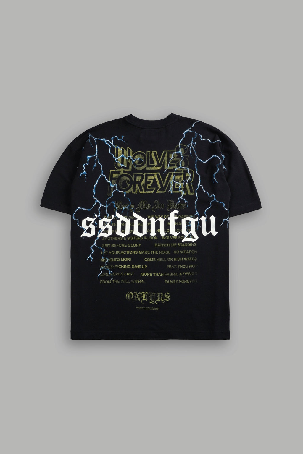 Darc Storm "Premium" Oversized Tee in Black — imagem 1