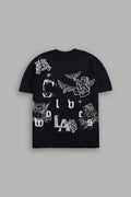 Homage to LA V2 Premium Oversized Tee in Black — imagem 1