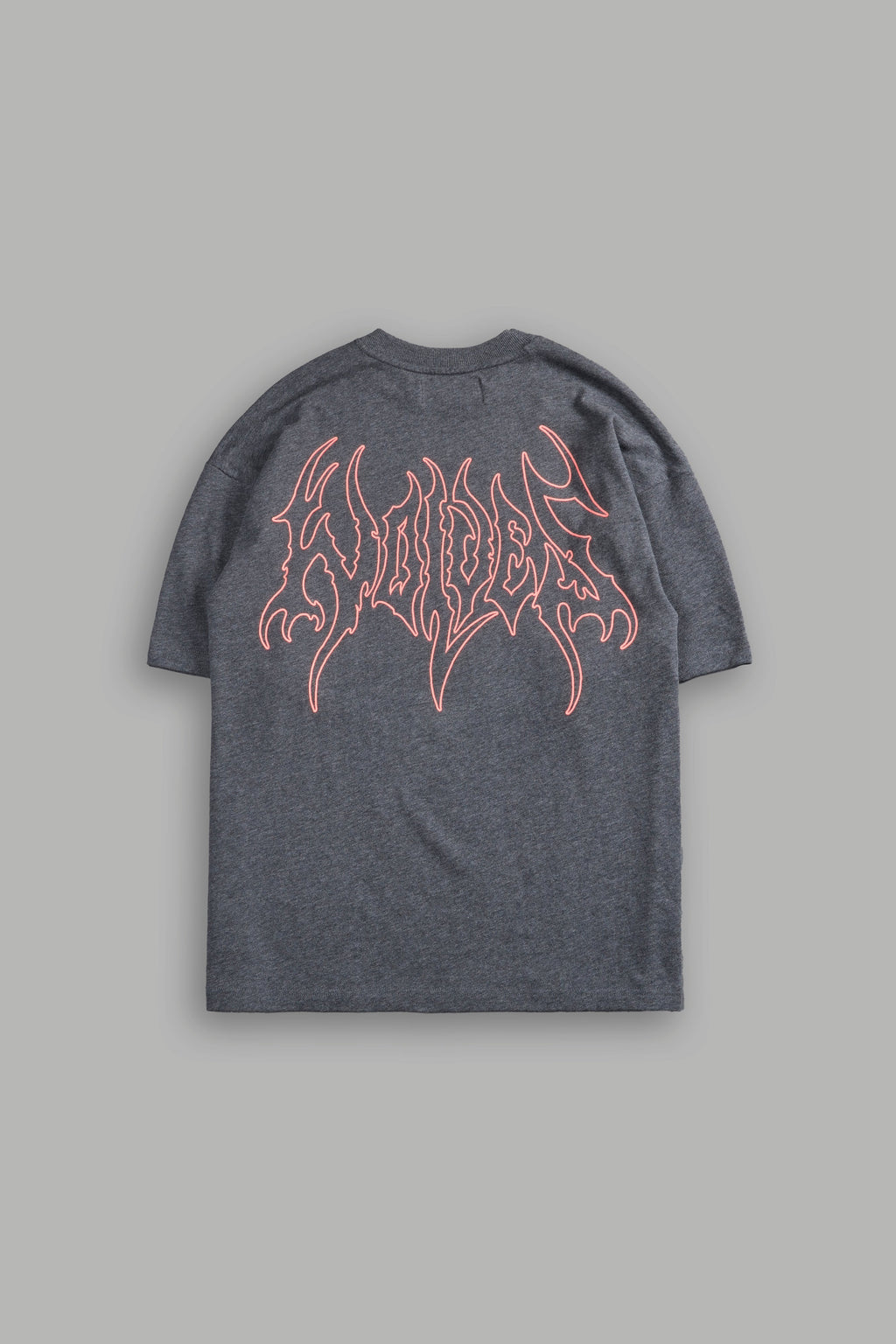 Iron Flame "Premium" Oversized Tee in Darc Heather Gray — imagem 3