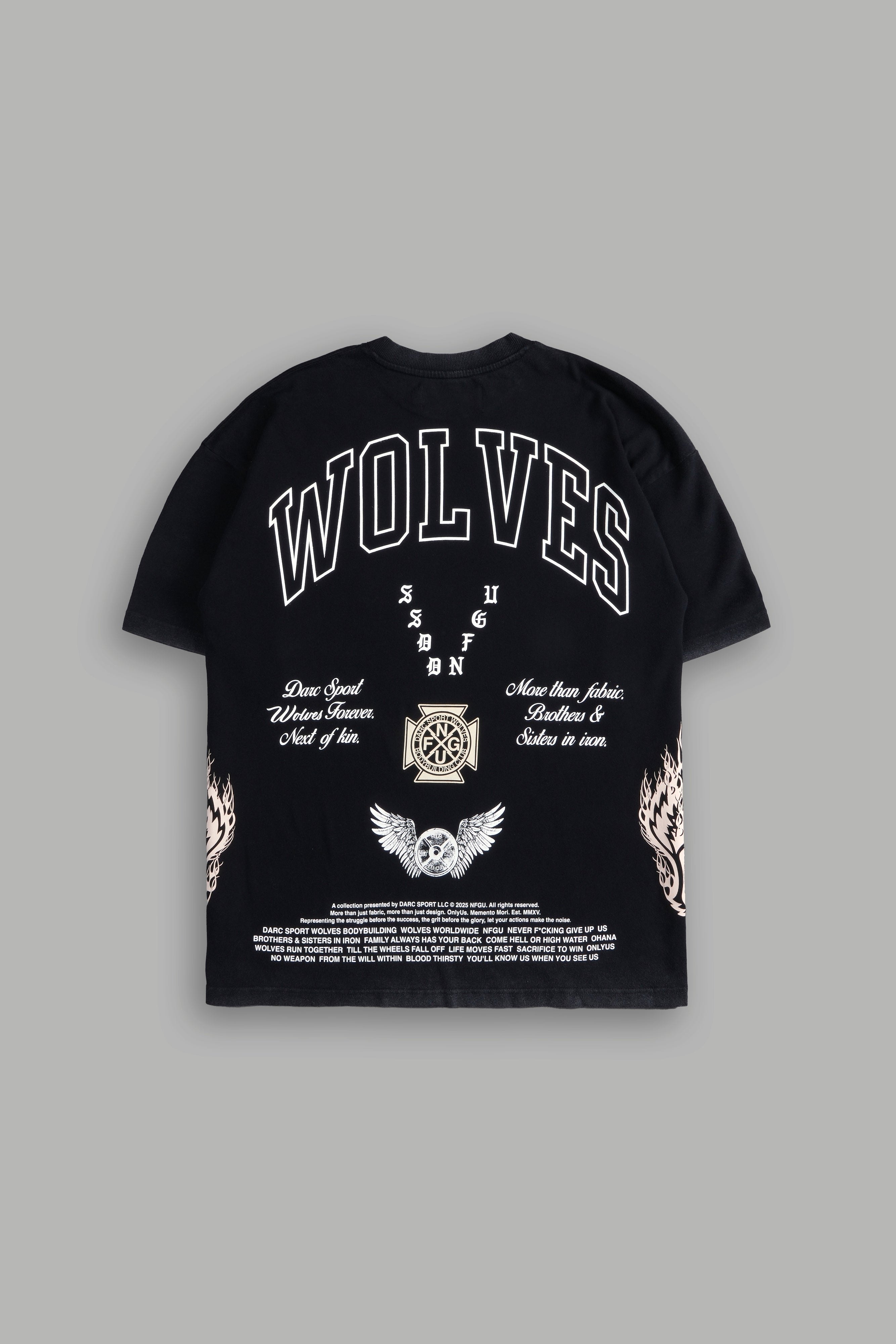 Our Lineage "Premium" Oversized Tee in Black — imagem 1
