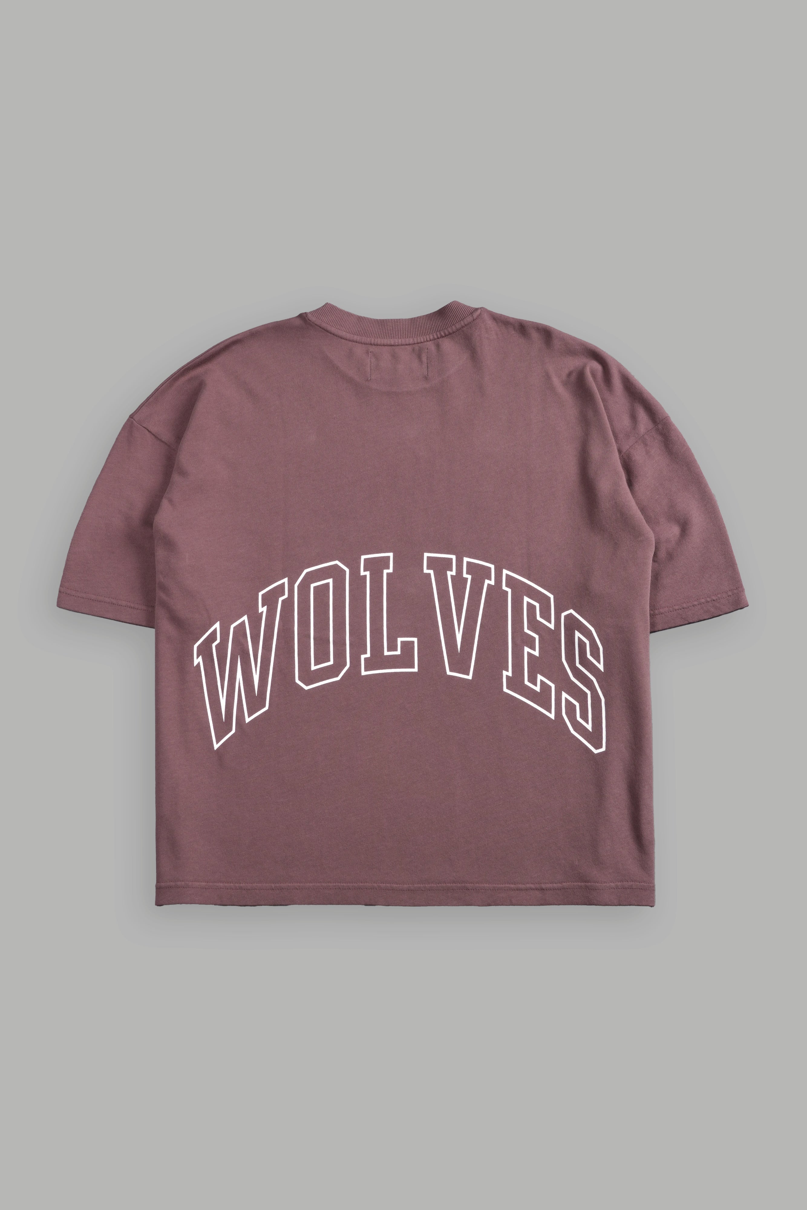 Wolf of the Flame Premium "Box Cut" Tee in Mauve — imagem 3