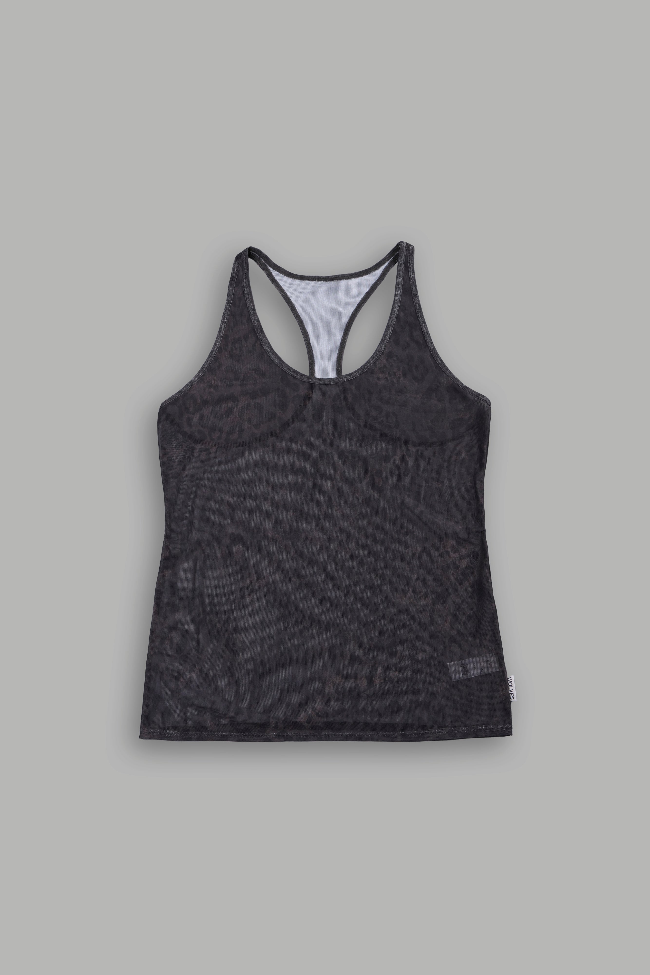 Darc Wolves Simone Mesh Tank in Darc Brown Leopard