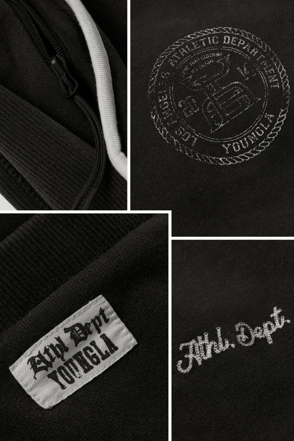 2176 - Golden Era Piping Joggers — imagem 3