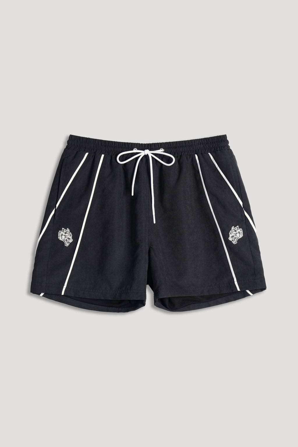 Dual Darby Track Shorts in Black — imagem 5
