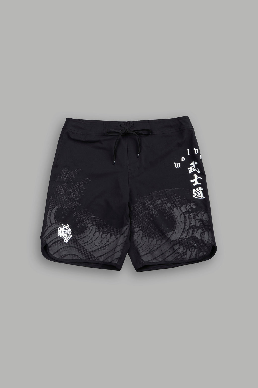 Great Wave  Bruceys Board Shorts in Black — imagem 1