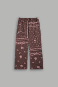 Wolves Pyramid Bigelow Sweat Pants in Desert Dust Thorn Paisley — imagem 1