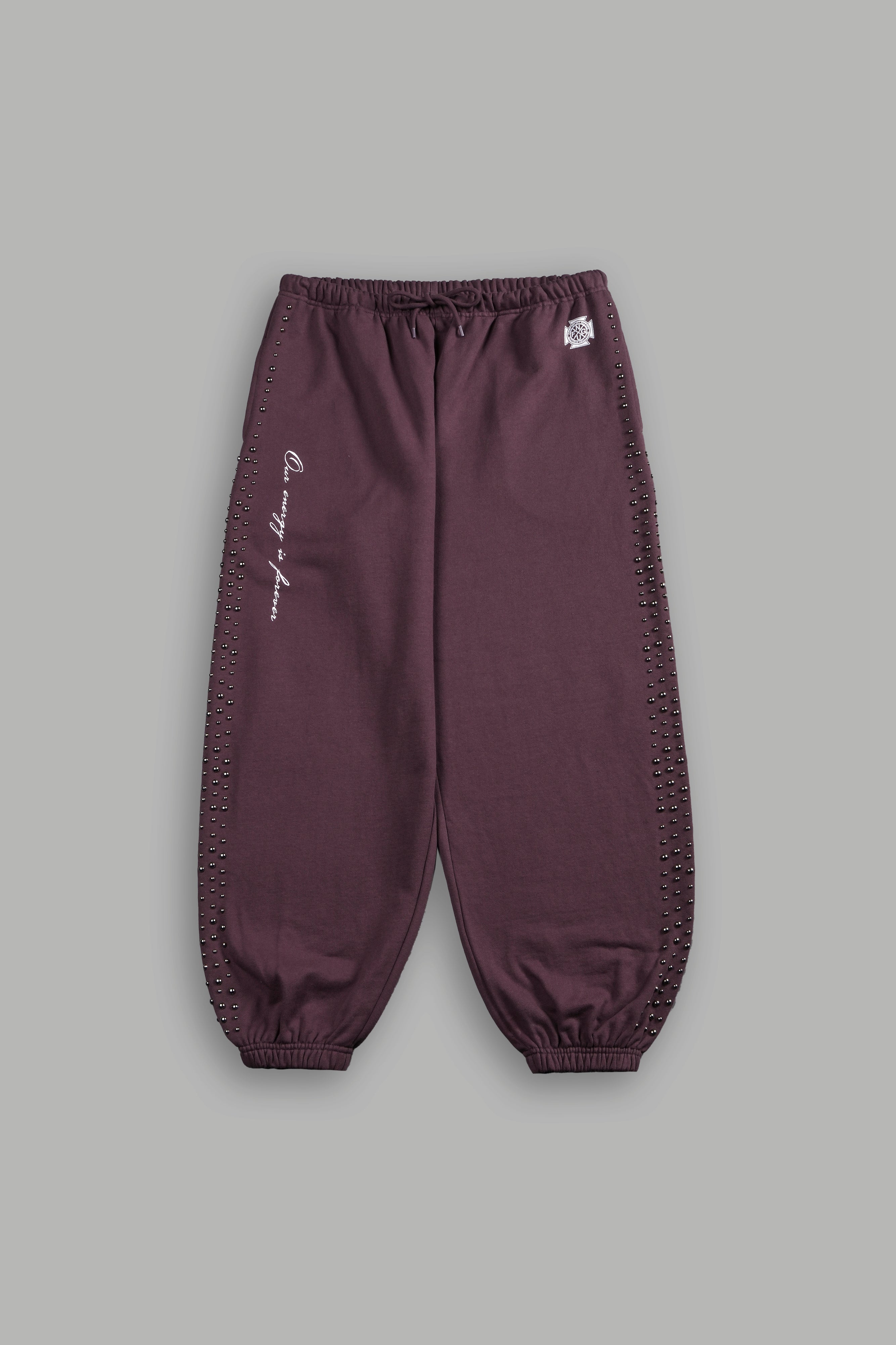 Our Energy Stud Lounger Sweat Pants in Darc Purple — imagem 1