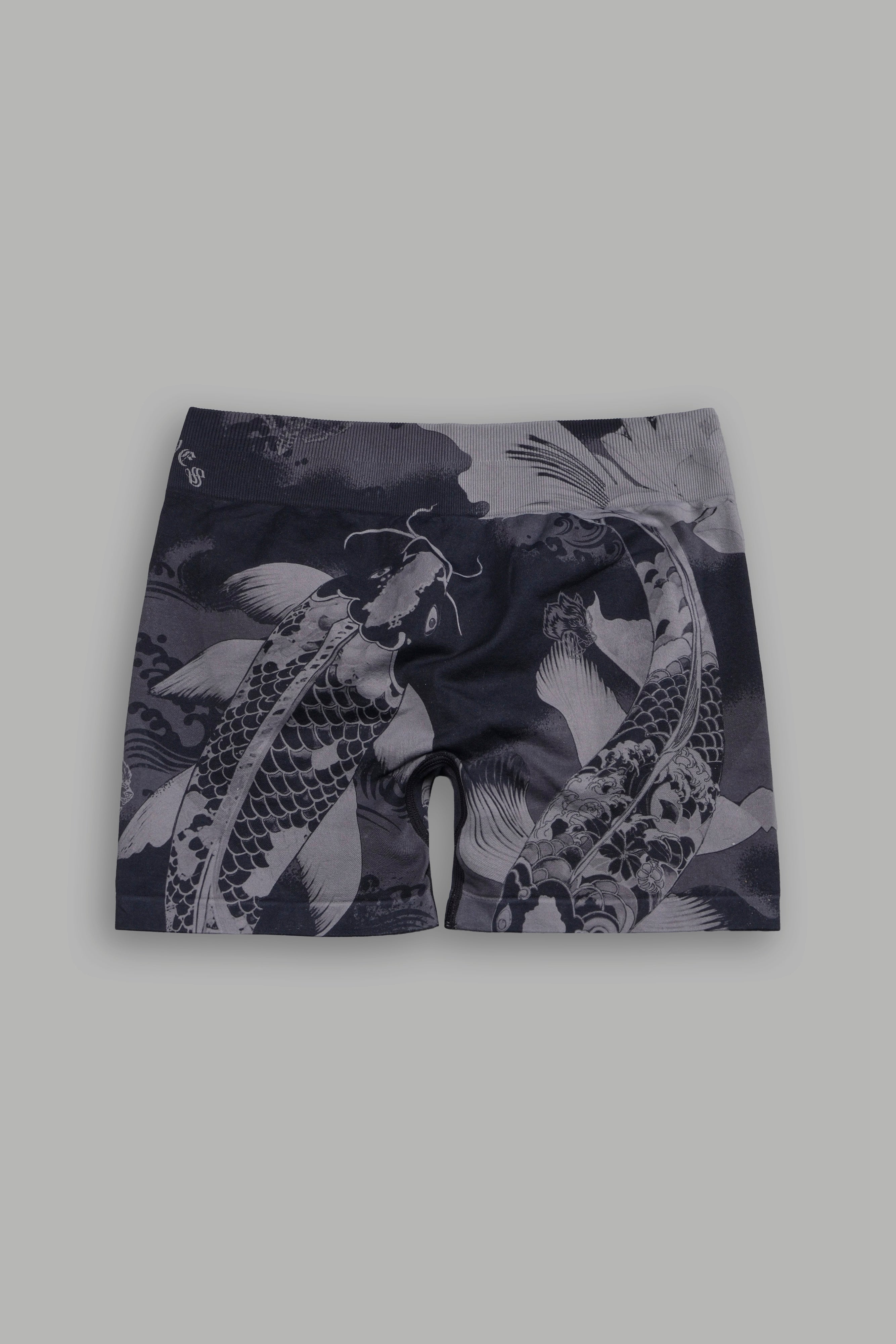 Darc Koi Harlow Soft Seamless Shorts in Serenity Black — imagem 1
