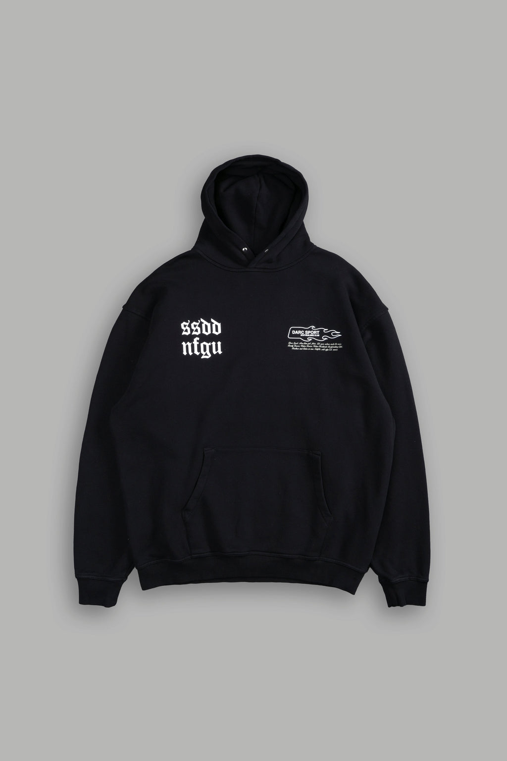 Three Wolves "Pierce" Hoodie in Black — imagem 3