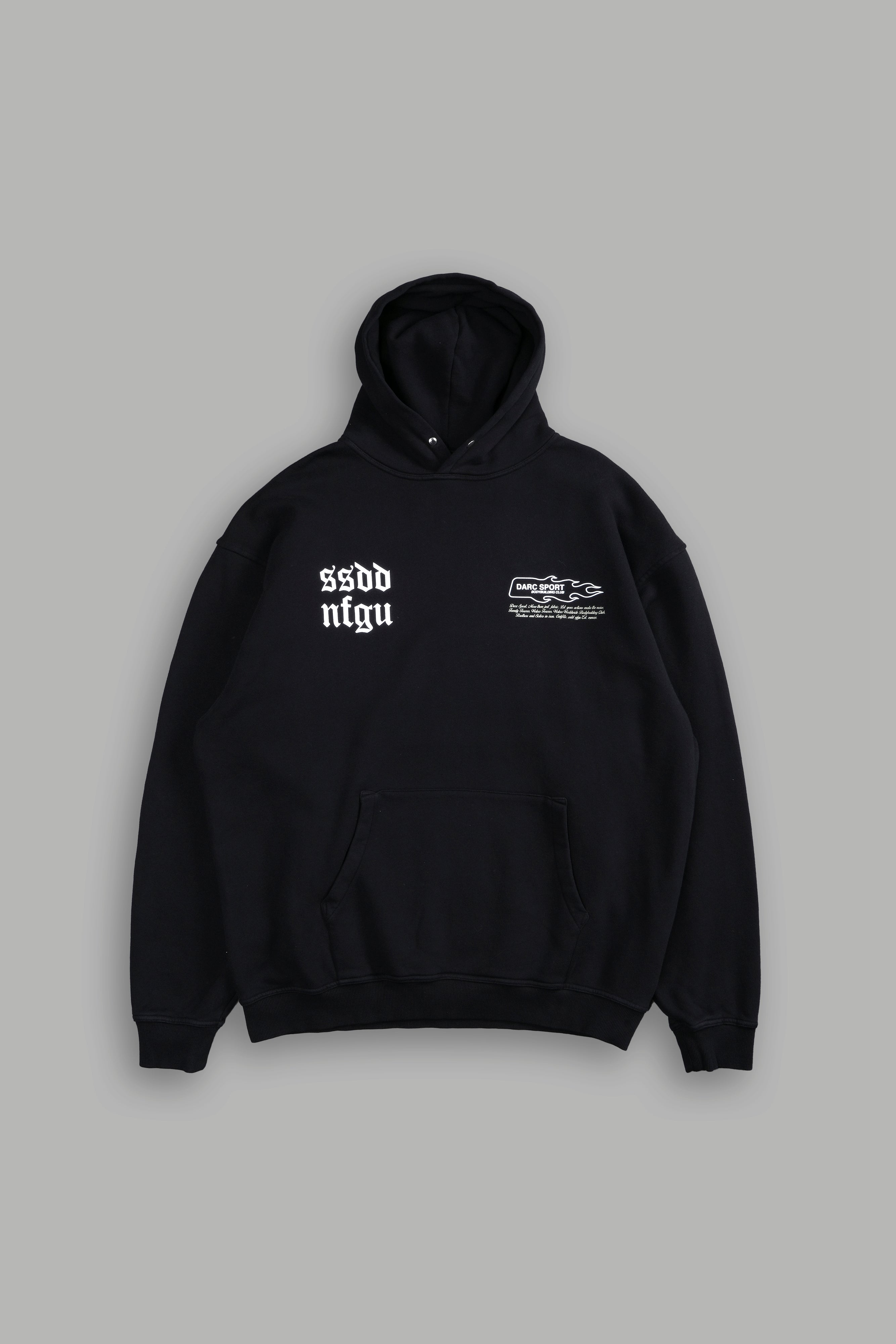 Three Wolves "Pierce" Hoodie in Black — imagem 3