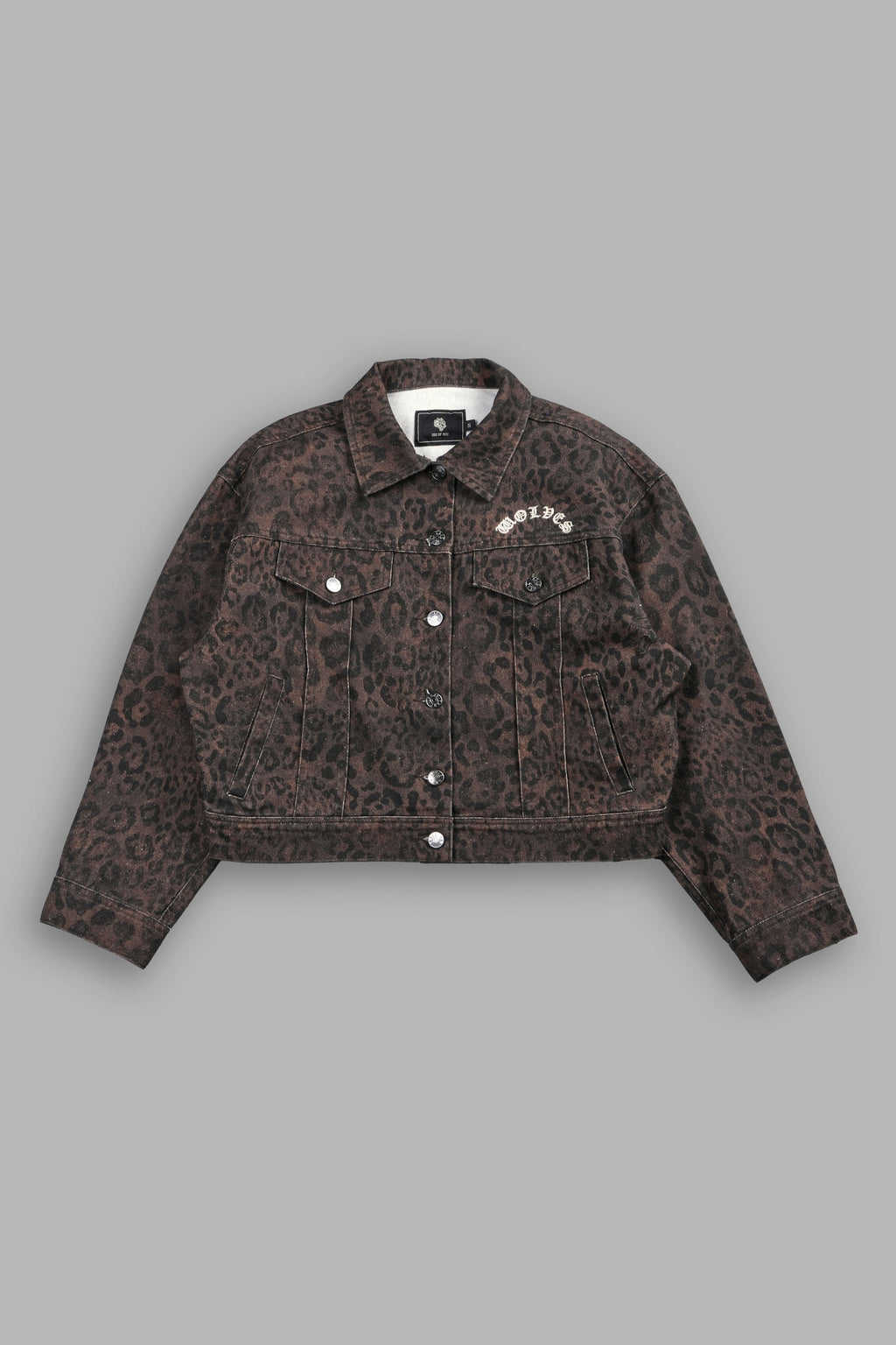 Chopper She American Jacket in Darc Brown Leopard
