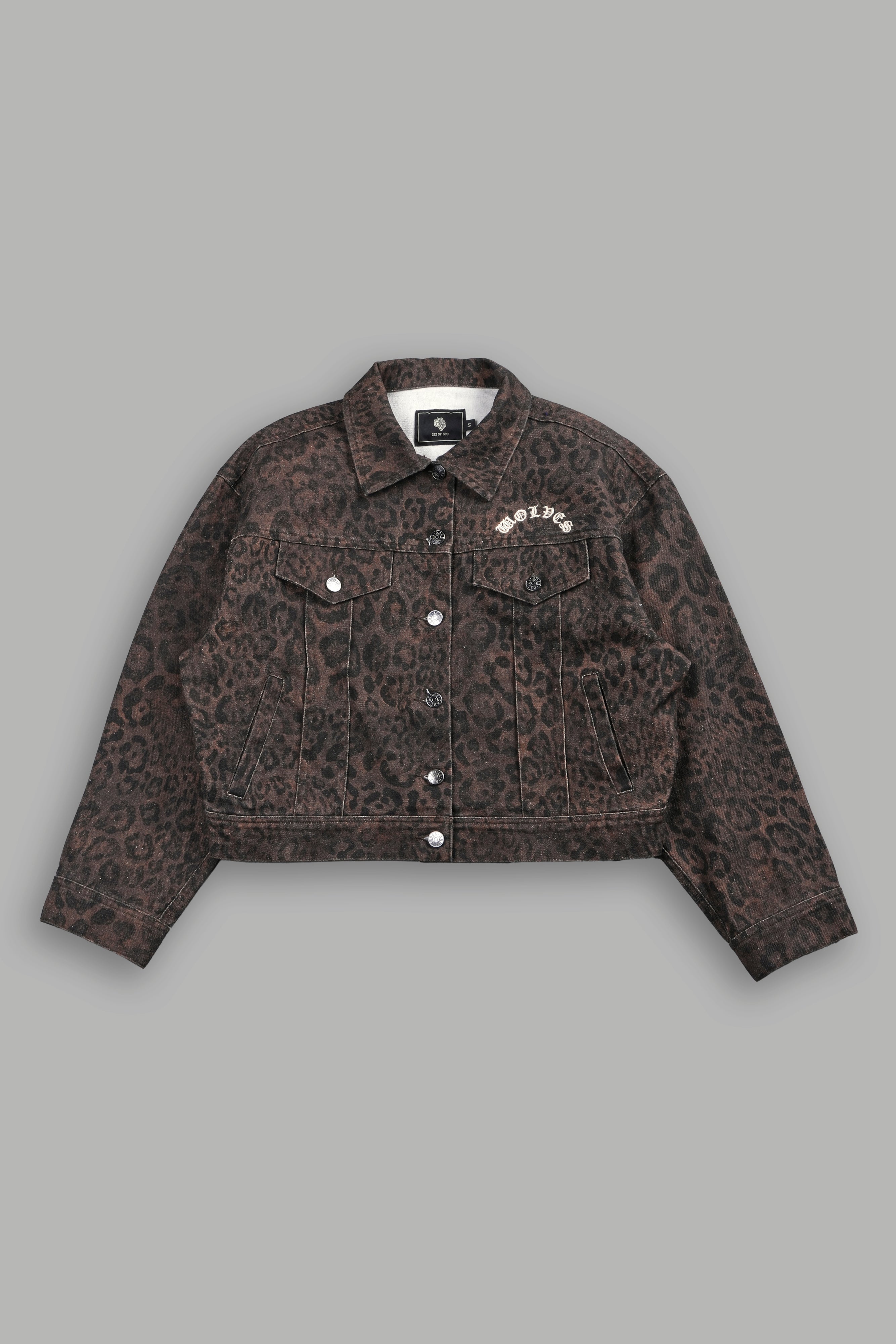 Chopper She American Jacket in Darc Brown Leopard