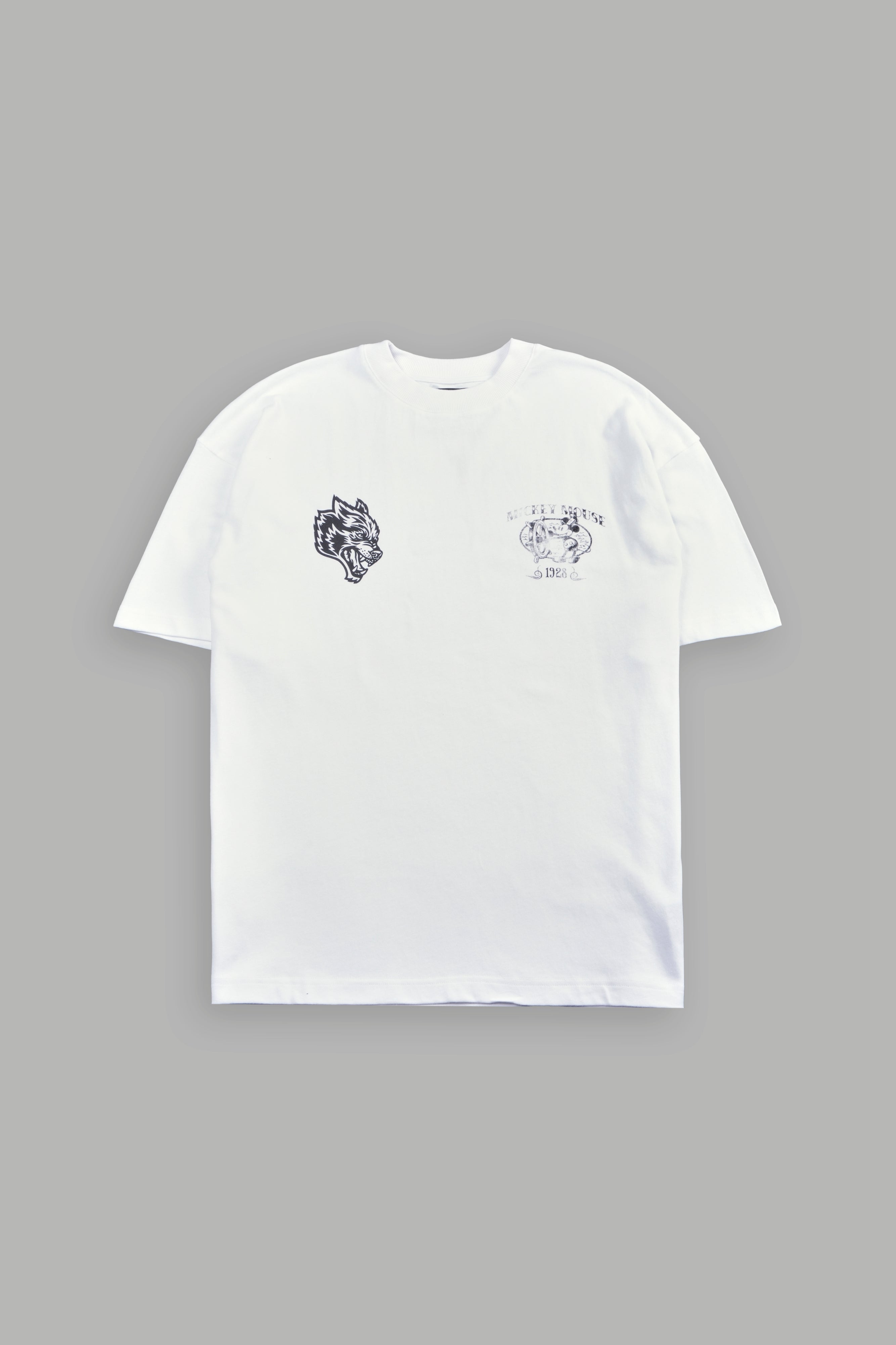 Sailor Wolves Premium Oversized Tee in White
