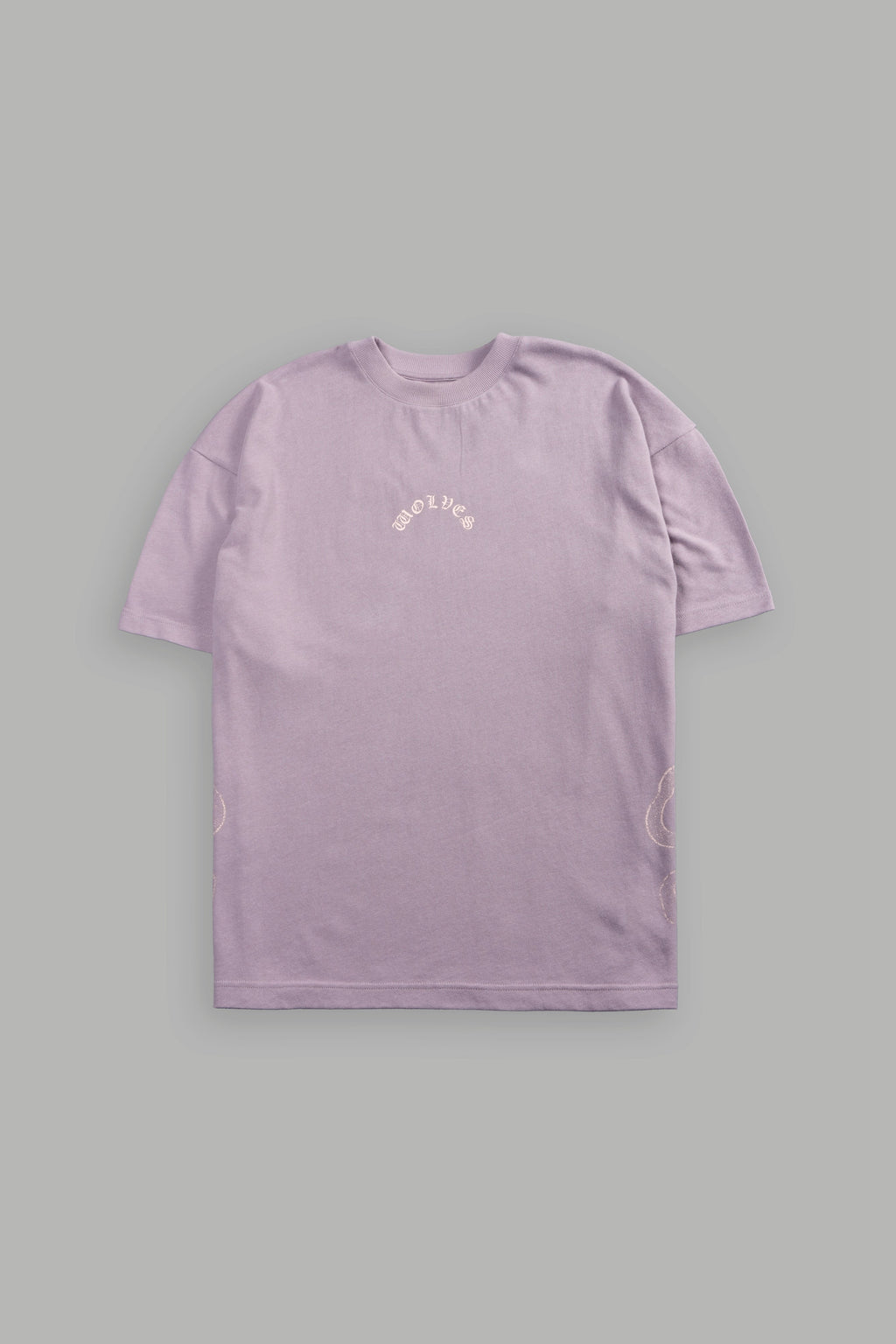 Wolves Never Back Down V2 Premium Oversized Tee in Purple Smoke — imagem 3