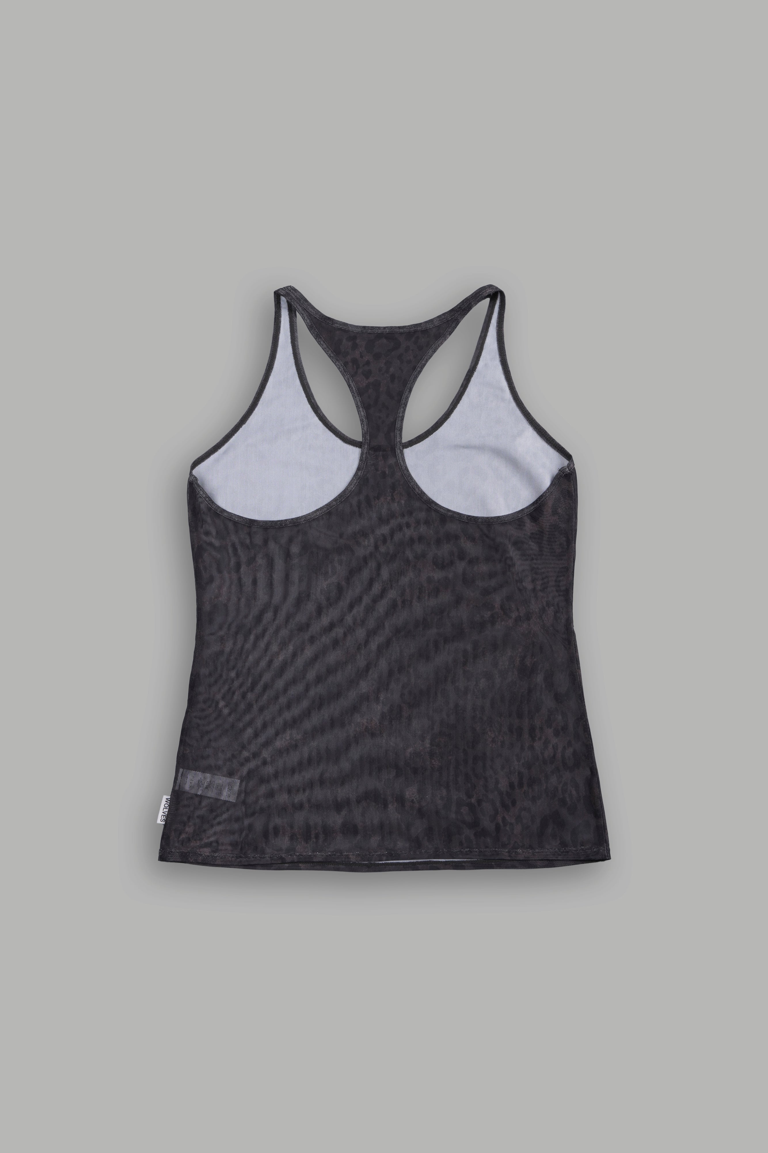 Darc Wolves Simone Mesh Tank in Darc Brown Leopard