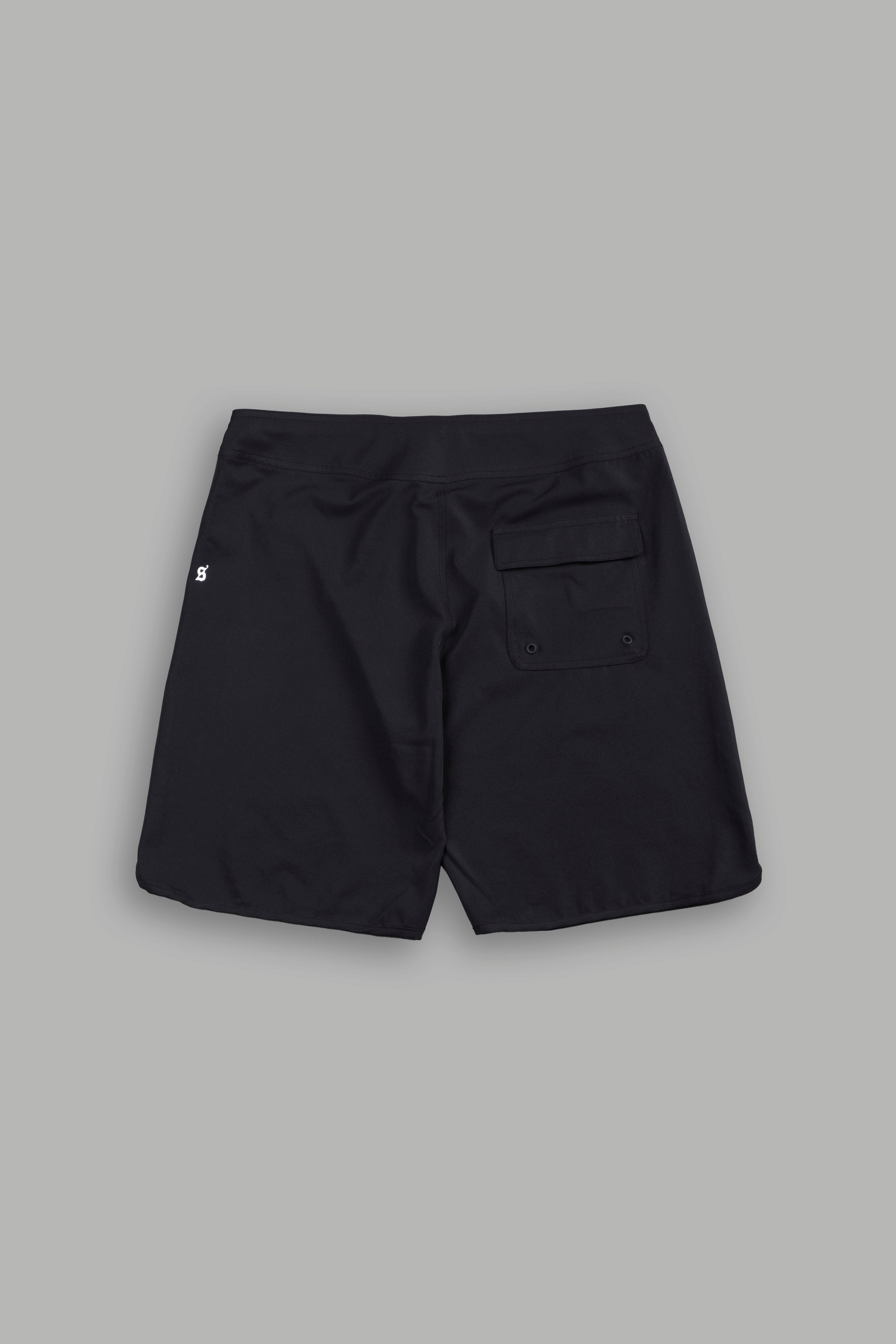 Great Wave  Bruceys Board Shorts in Black — imagem 2