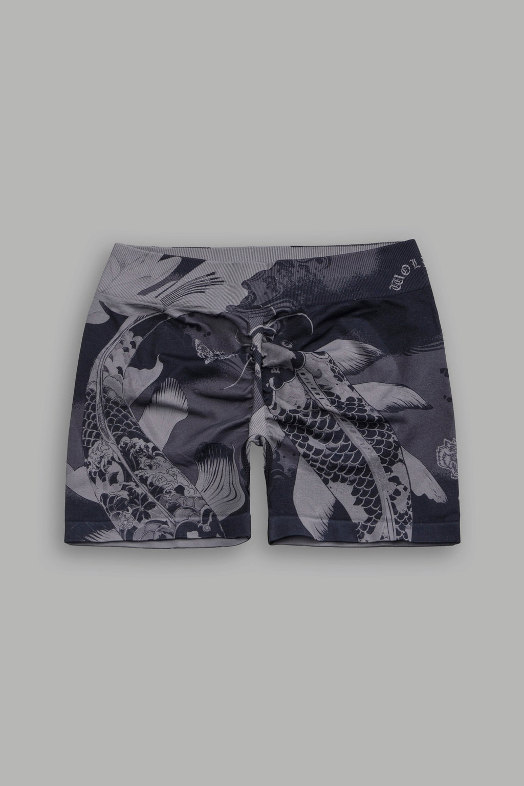Darc Koi Harlow Soft Seamless Shorts in Serenity Black — imagem 2