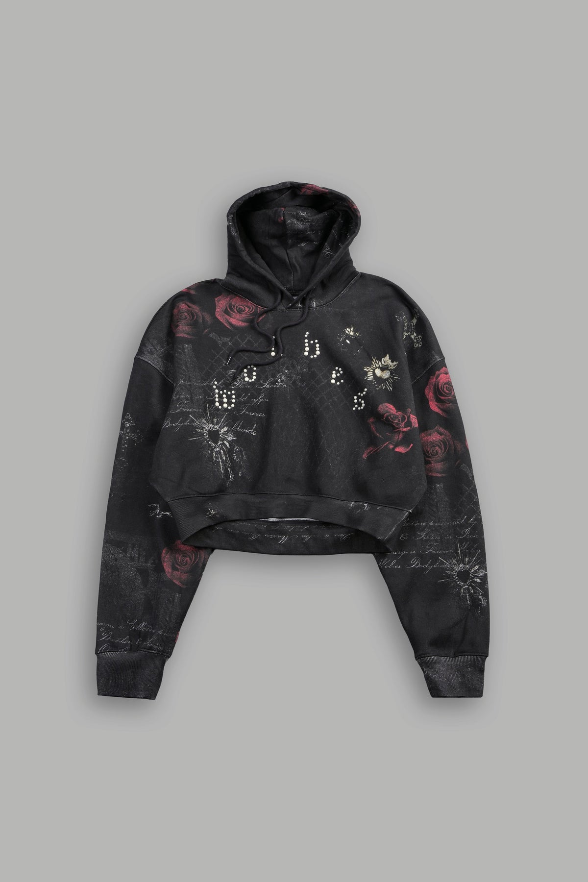 Wolves Pyramid Ava Hoodie In Rosas Del Corazon