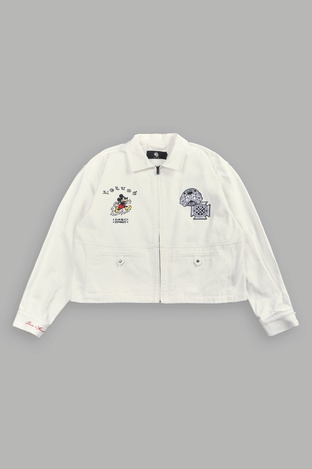 Mickey Pyramid Redford Shirt Jacket in Cream