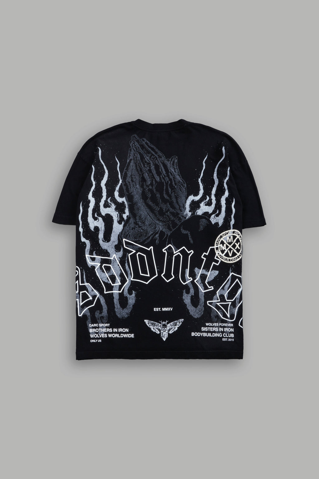 Our Sacrifice Premium Oversized Tee in Black Sun Fade — imagem 1