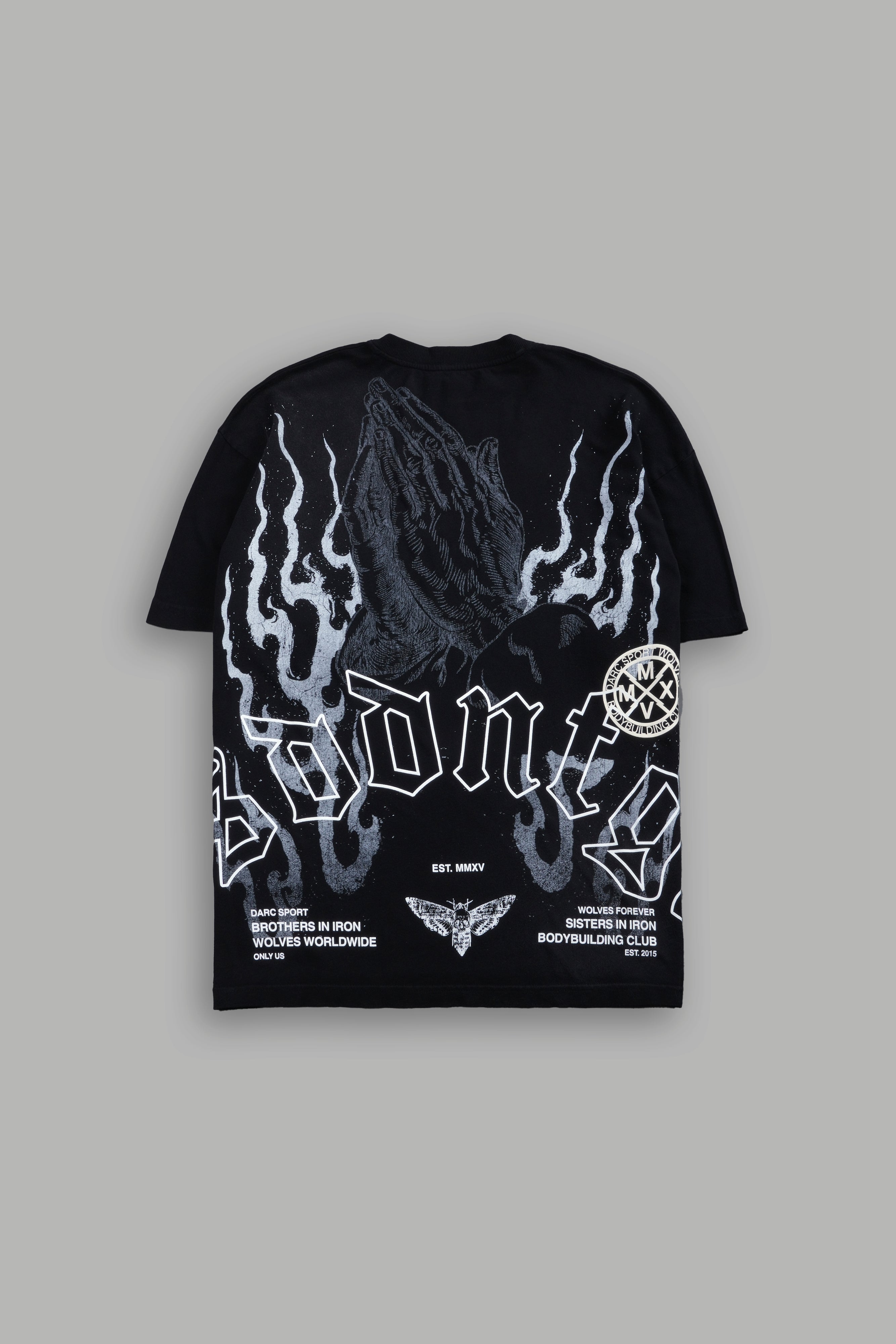 Our Sacrifice Premium Oversized Tee in Black Sun Fade — imagem 1