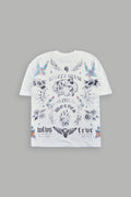 Sailor Wolves Premium Oversized Tee in White