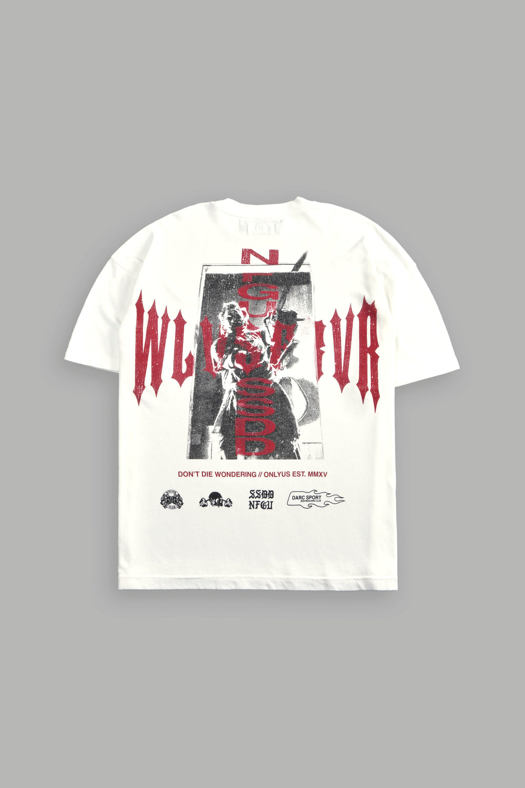 Born Darc "Premium" Oversized Tee in Cream — imagem 1