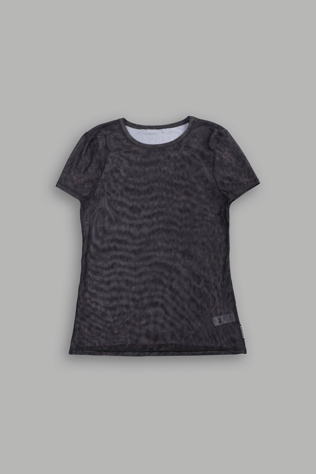 Darc Wolves Leah Mesh SS Tee in Darc Brown Leopard