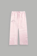 Wolves Pyramid Bigelow Sweat Pants in Blush Pink Thorn Paisley — imagem 1