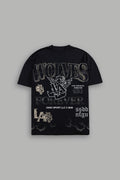 La Heritage Premium Oversized Tee in Black — imagem 1