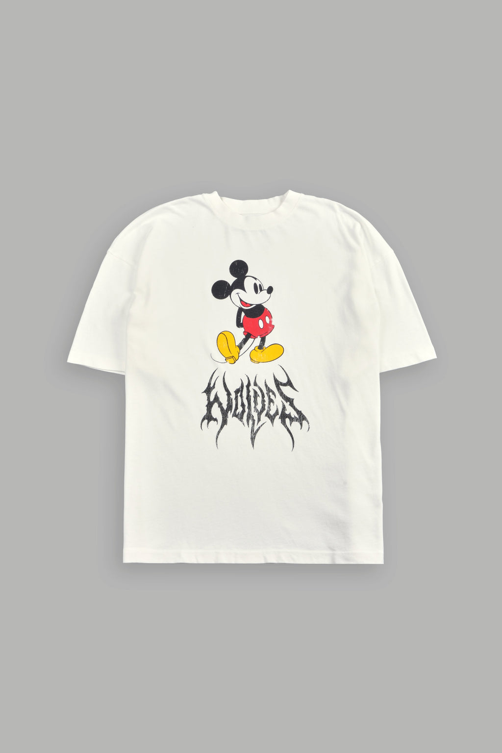 Mickey Mouse Hesh Premium Oversized Tee in Cream