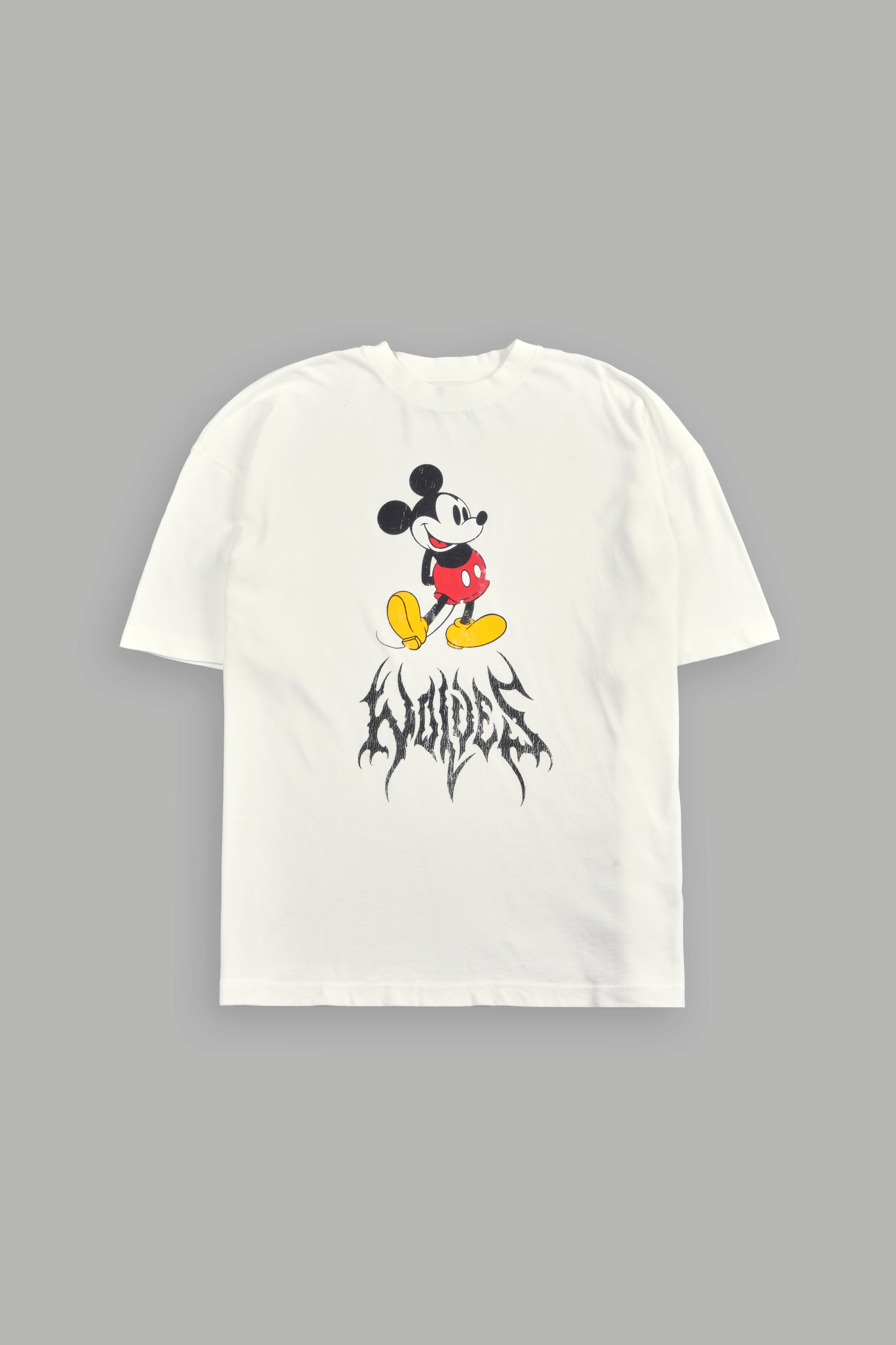 Mickey Mouse Hesh Premium Oversized Tee in Cream