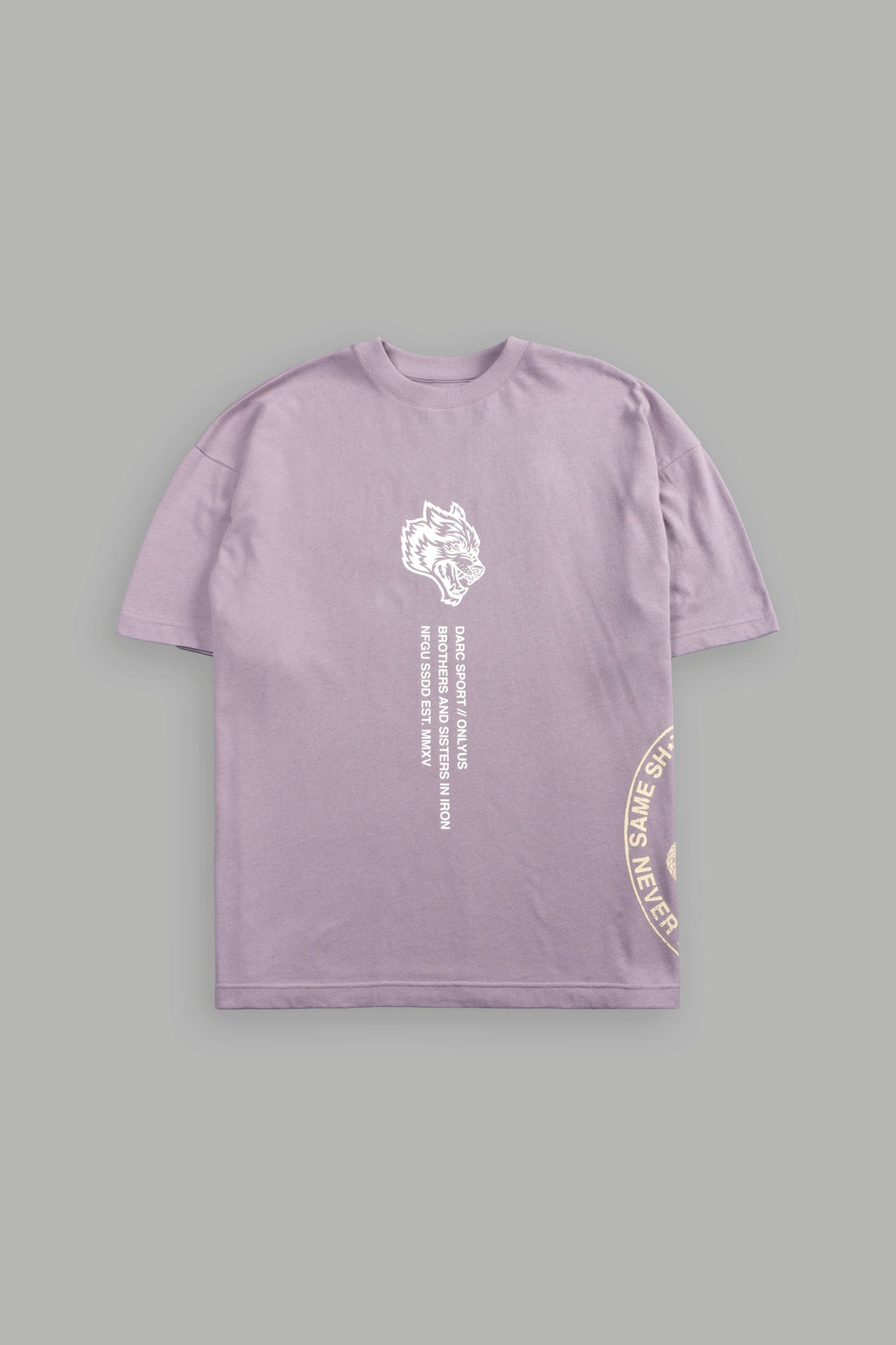 Free Will V2 Premium Oversized Tee in Purple Smoke — imagem 3