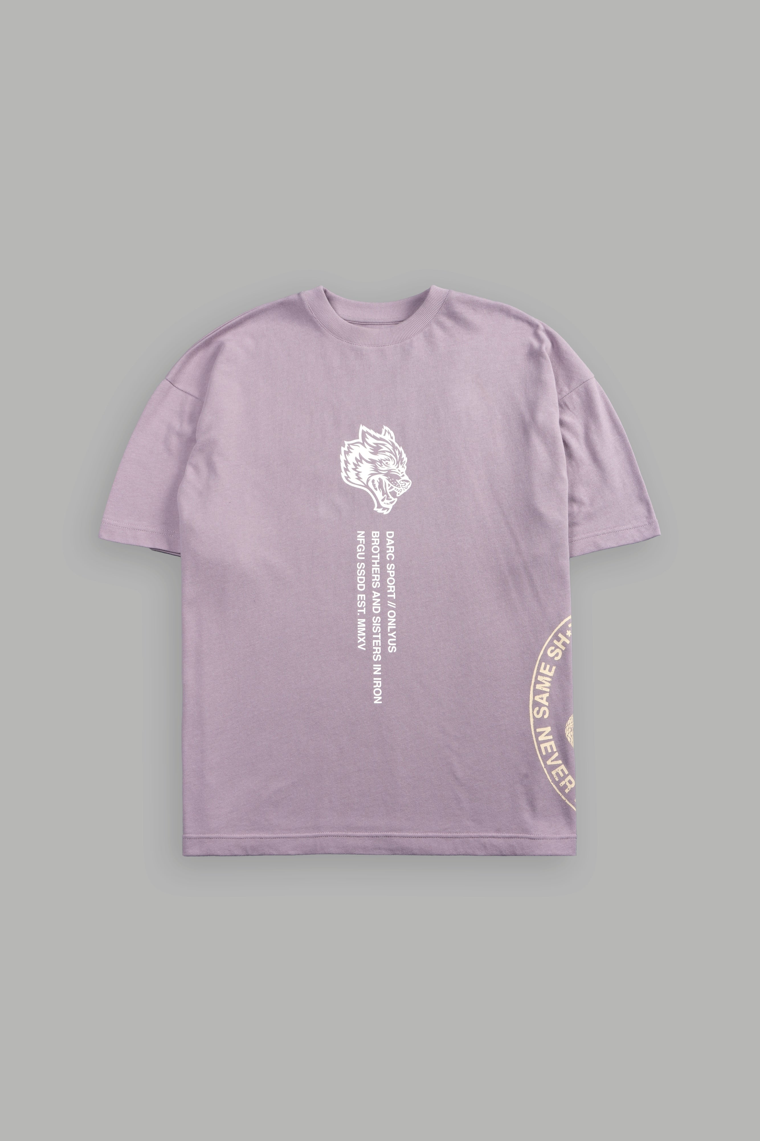 Free Will V2 Premium Oversized Tee in Purple Smoke — imagem 3