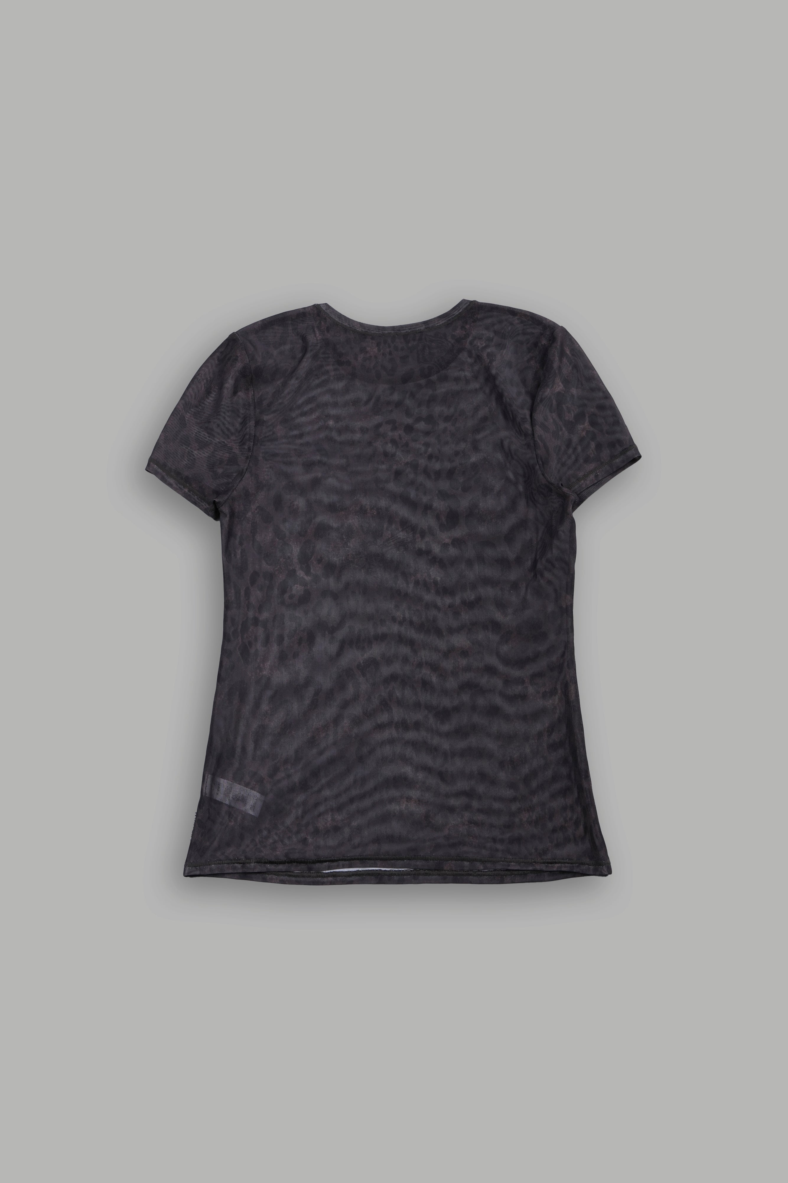 Darc Wolves Leah Mesh SS Tee in Darc Brown Leopard