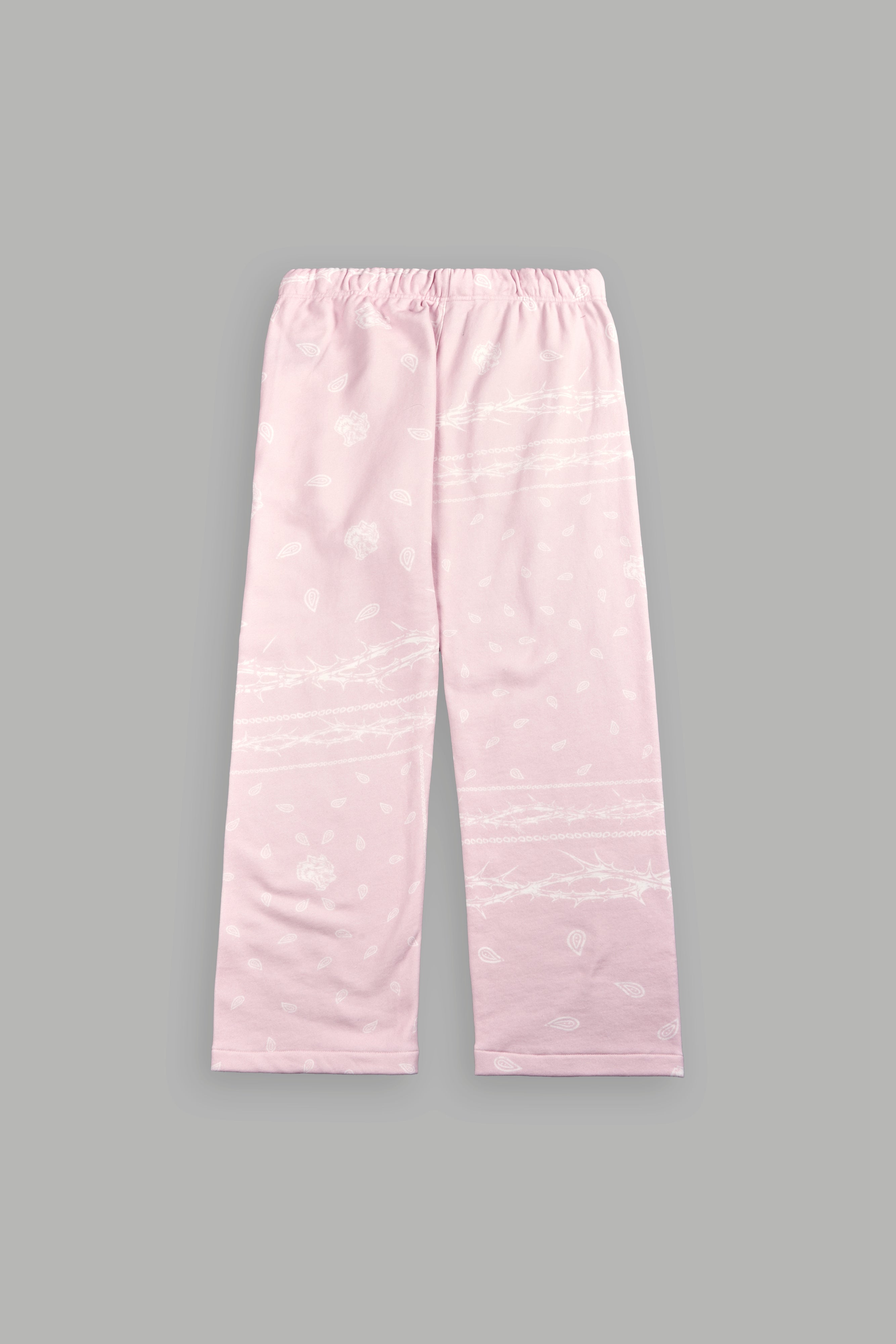 Wolves Pyramid Bigelow Sweat Pants in Blush Pink Thorn Paisley — imagem 3
