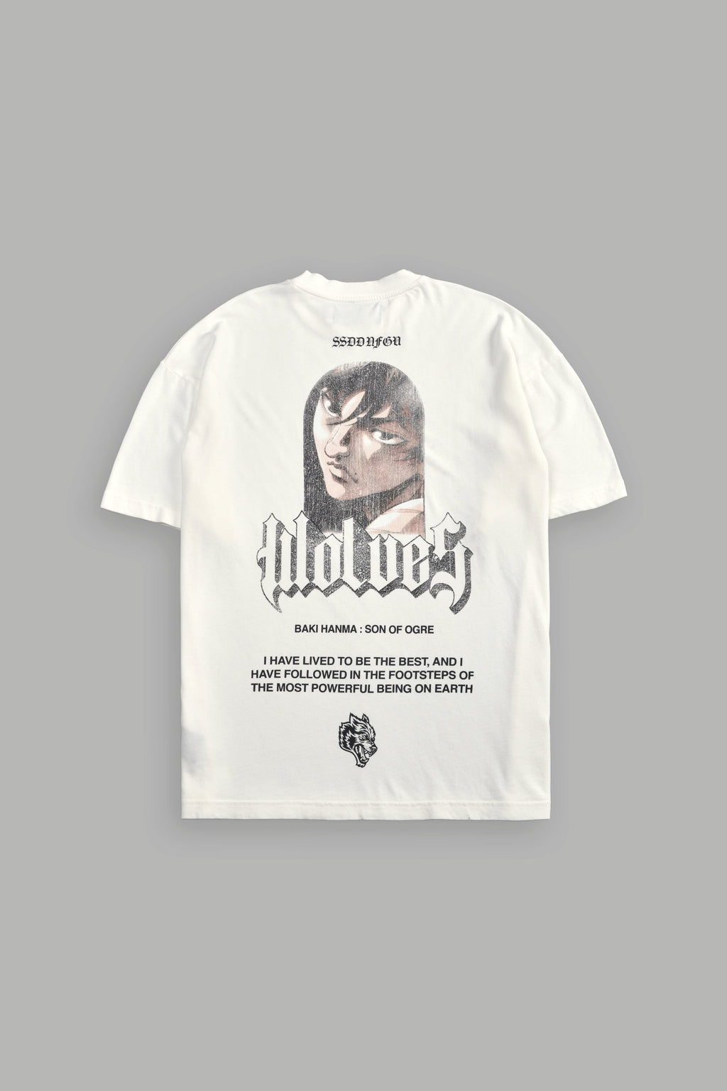 Determined "Premium" Oversized Tee in Cream — imagem 1