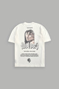 Determined "Premium" Oversized Tee in Cream — imagem 1