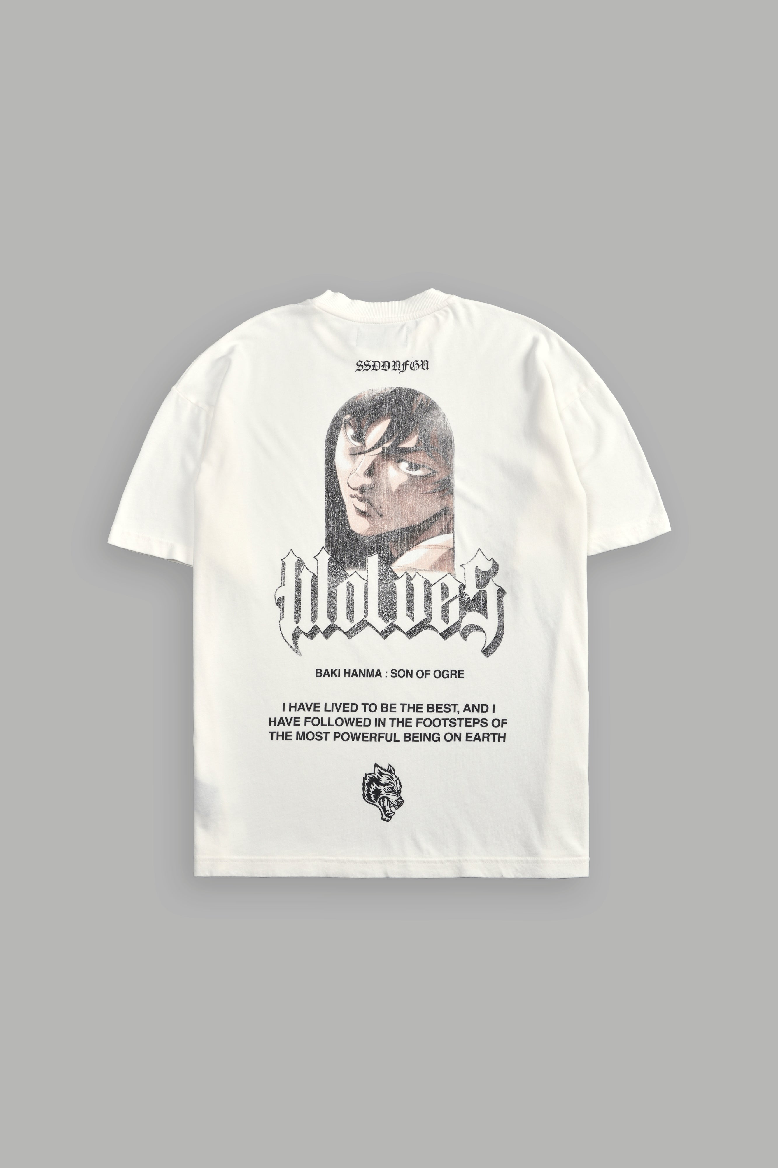 Determined "Premium" Oversized Tee in Cream — imagem 1